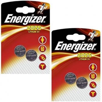 Energizer Pila de Botón CR2025 3V 163mAh (2 unidades)