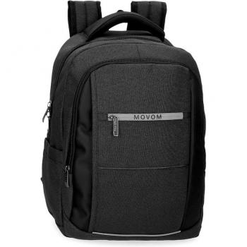 Mochila de hombre Movom para portátil de 15.6 en negro