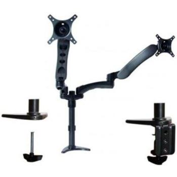 B-Tech BT7384 28 supporto monitor nero VESA 75x75mm