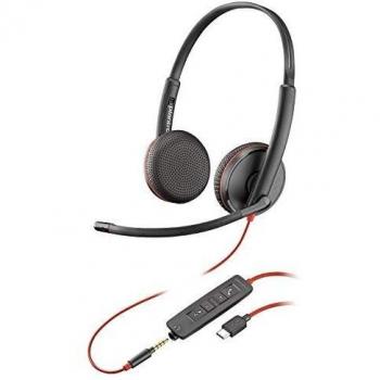 Plantronics Blackwire 3225 Stereo Auricolare a Padiglione – Nero