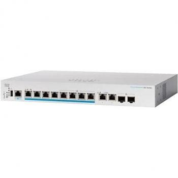 Cisco Business 350 Series CBS350-8MP-2X-EU Switch Gestito L3 8 x 100/1000/2.5G (PoE+) + 2 x Combo 10 Gigabit SFP+/RJ-45 PoE+ (240 W) Montabile su Rack