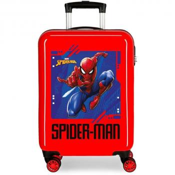 Maleta de cabina Marvel Spiderman Street Rígida Roja 37x55x20 cms