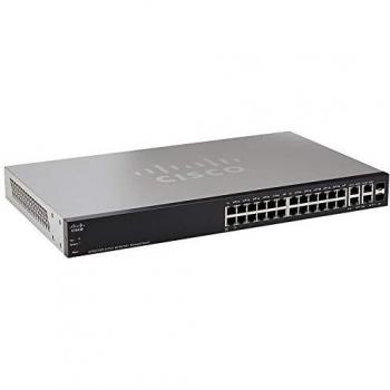Cisco Managed Switch 10/100 PoE con uplink gigabit a 24 porte