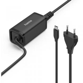 Cargador Hama USB‑C 45W Universal Negro