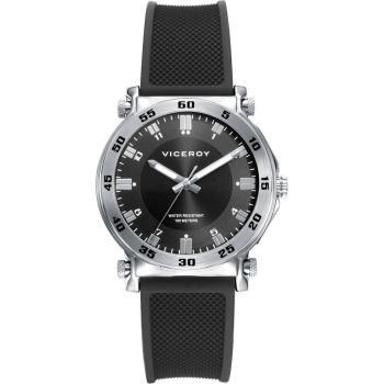 Reloj Viceroy Niño Next Caja Acero Correa Caucho Negra