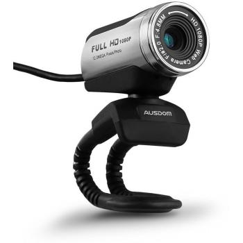 Webcam USB AUSDOM 1080P HD con microfono incorporato
