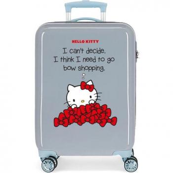 Joumma Bags. Maleta de cabina Bow of Hello Kitty rígida Lazos azul