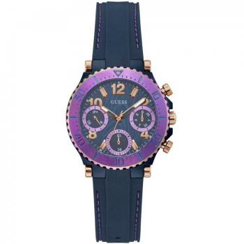 Reloj Guess Mujer Elegante 36mm Silicona Resistente Al Agua