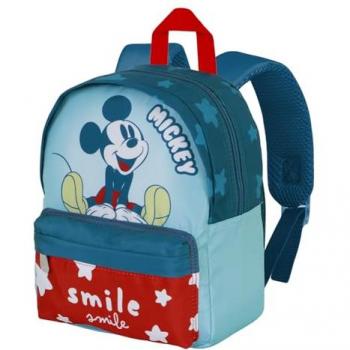 Mochila Infantil Mickey Mouse Sonriente 22 x 27 cm
