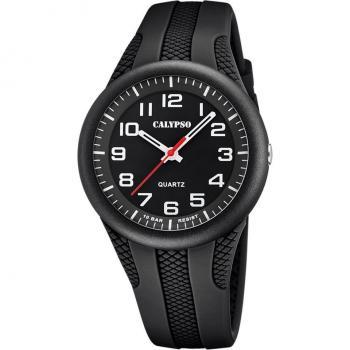 Reloj Calypso K5835/4 Negro Correa de Caucho, Hombre