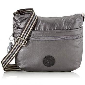 Kipling Arto Mujer Bolsos bandolera Negro (Carbon Metallic) 29x26x4 Centímetros (B x H x T)