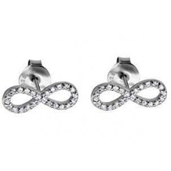 Pendientes Infinito Lotus Silver Trendy Lp1253-4/1 Plata, Mujer