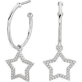 Pendientes Aro Estrella 20 mm SEA-101-008-01