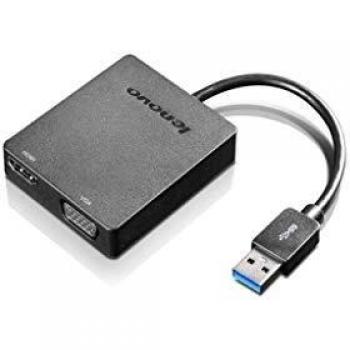 Lenovo Adattatore USB Universal USB 3.0 to VGA/HDMI Adapter Adatto per marchio: universale