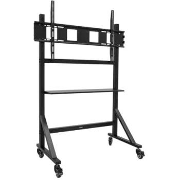 Soporte de Suelo Tooq Optimus 60-105 con Ruedas y Altura Ajustable