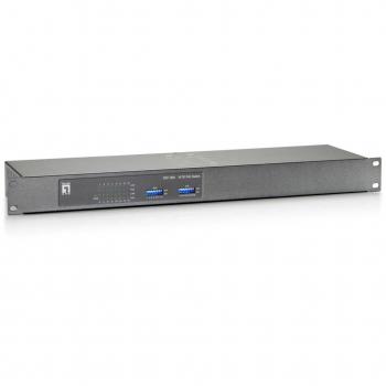 LevelOne FEP-1601 switch di rete Fast Ethernet (10/100) PoE Grigio Metallico