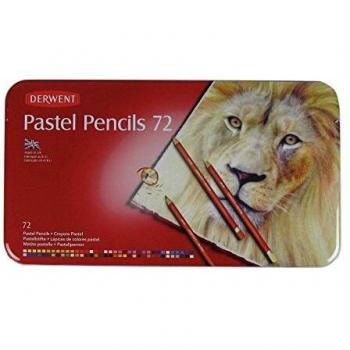 Caja metálica de 72 lápices Pastel Derwent