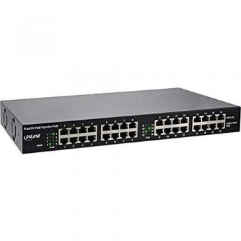 InLine Hub Iniettore di Rete PoE+ Gigabit 16 Porte