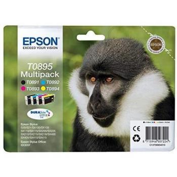 Epson cartuccia multipack nero / ciano / magenta / giallo (C13T08954011, T0895)