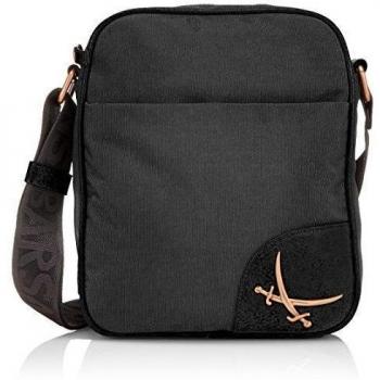 Bolso de hombro Sansibar Polare mujer, color negro, 22x27x7 cm