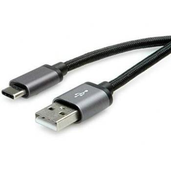 Roline Cavo USB 2.0 Spina USB-A, Spina USB-C® 1.80 m Nero Schermato 11.02.9028