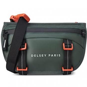 Bandolera Delsey Paris Mini Raspail verde oscuro