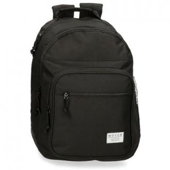Movom Mochila Escolar Negra de Alta Durabilidad