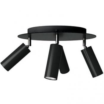 Lámpara de 4 Bombillas con Pantalla Roja Rose-One XXL