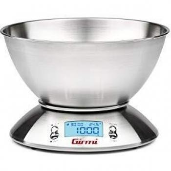 Girmi Ps85 Bilancia Cucina Elettronica Ciotola Acciaio