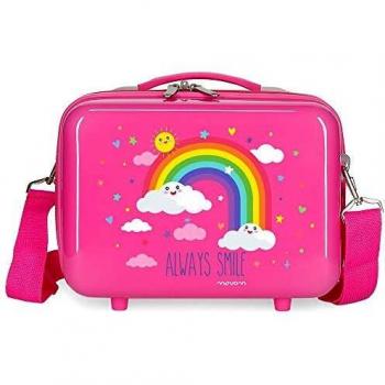 Movom Neceser Arcoiris Always Smile Rosa 29x21x15 cms ABS