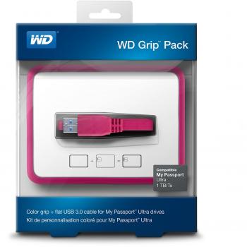 Custodia Colorata Fucsia WD WDBZBY0000NPM‑EASN per My Passport Ultra 1 TB