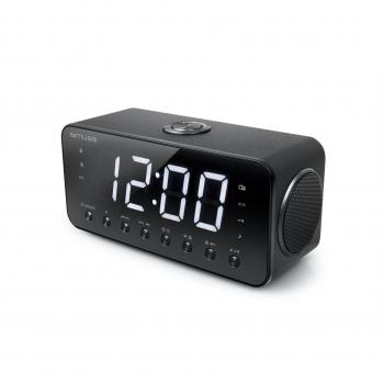 Muse Reloj Radio con Pantalla Jumbo Dual Alarma (Función de repetición/Nanas/Nap)