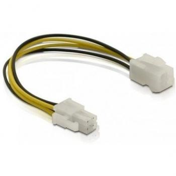DeLOCK Power Cable P4 Male/Female 0,15 m