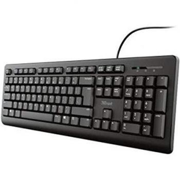 Trust TK-150 tastiera USB QWERTY Spagnolo Nero