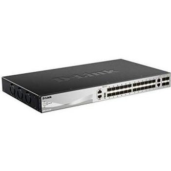 D-Link DGS-3130-30S managed Layer 3 10G Ethernet (100/1000/10000) Black, Gray