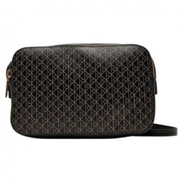 Bolso de Hombro Calvin Klein Beige y Negro