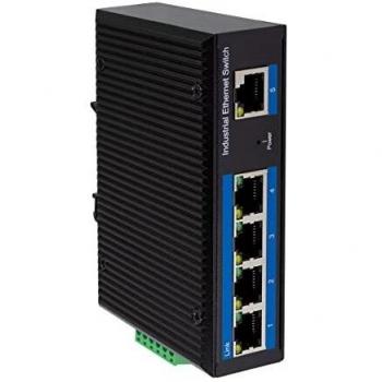 LogiLink NS200P Switch ethernet industriale 5 Porte 10 / 100 MBit/s Funzione PoE