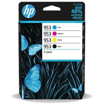 Confezione da 4 cartucce di inchiostro originali HP nero / ciano / magenta / giallo per i modelli 953