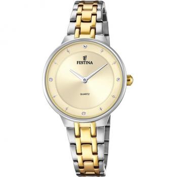 Reloj De Mujer Festina Mademoiselle F20625/2 Con Esfera Beige