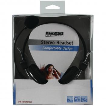 Cuffie Auricolari Konig CMP-HEADSET120 – Nero Antracite