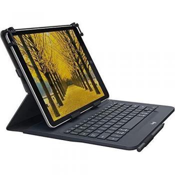 Logitech Universal Folio 9/10 Black 920-008335 Custodia + tastiera xTablet 9/10 universale