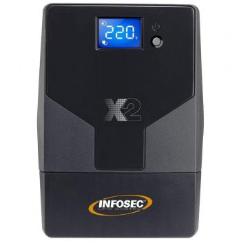 Gruppo di Continuità UPS X2 1000VA LCD Line Interactive Nero