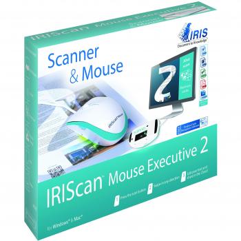 IrisScan Executive 2 Mouse Scanner Integrato Accessorio per Apple Mac e Windows, Bianco