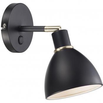 Nordlux RAY Lampada da Parete Nero E14