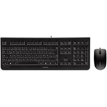 Cherry DC 2000 tastiera e mouse ottico USB 1.200 dpi 3 pulsanti layout francese nero