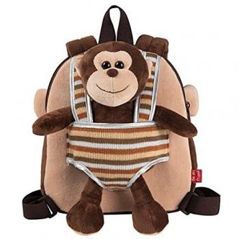 Mochila peluche 25cm con mono Max extraíble