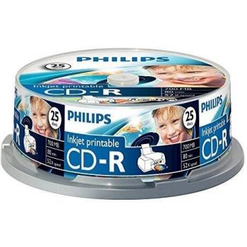 Philips Supporto registrabile CD CR7D5JB25/00