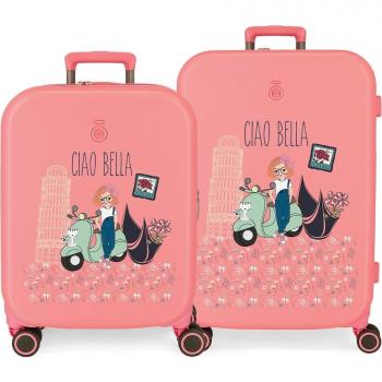 Enso Ciao Bella Coral: Juego de maletas cabina y mediana 116 L