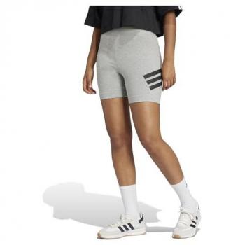 Adidas Bikershorts Future Icons 3-Streifen Grau Slim Fit