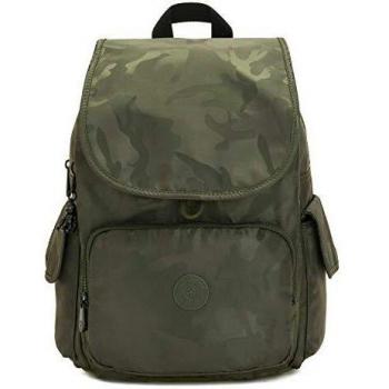 Kipling CITY PACK, Mochila Tiempo libre y sportwear Mujer, Verde (SATIN CAMO), Única
